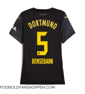 Borussia Dortmund Ramy Bensebaini #5 Udebanetrøje Dame 2024-25 Kortærmet